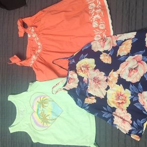 Girls tank tops